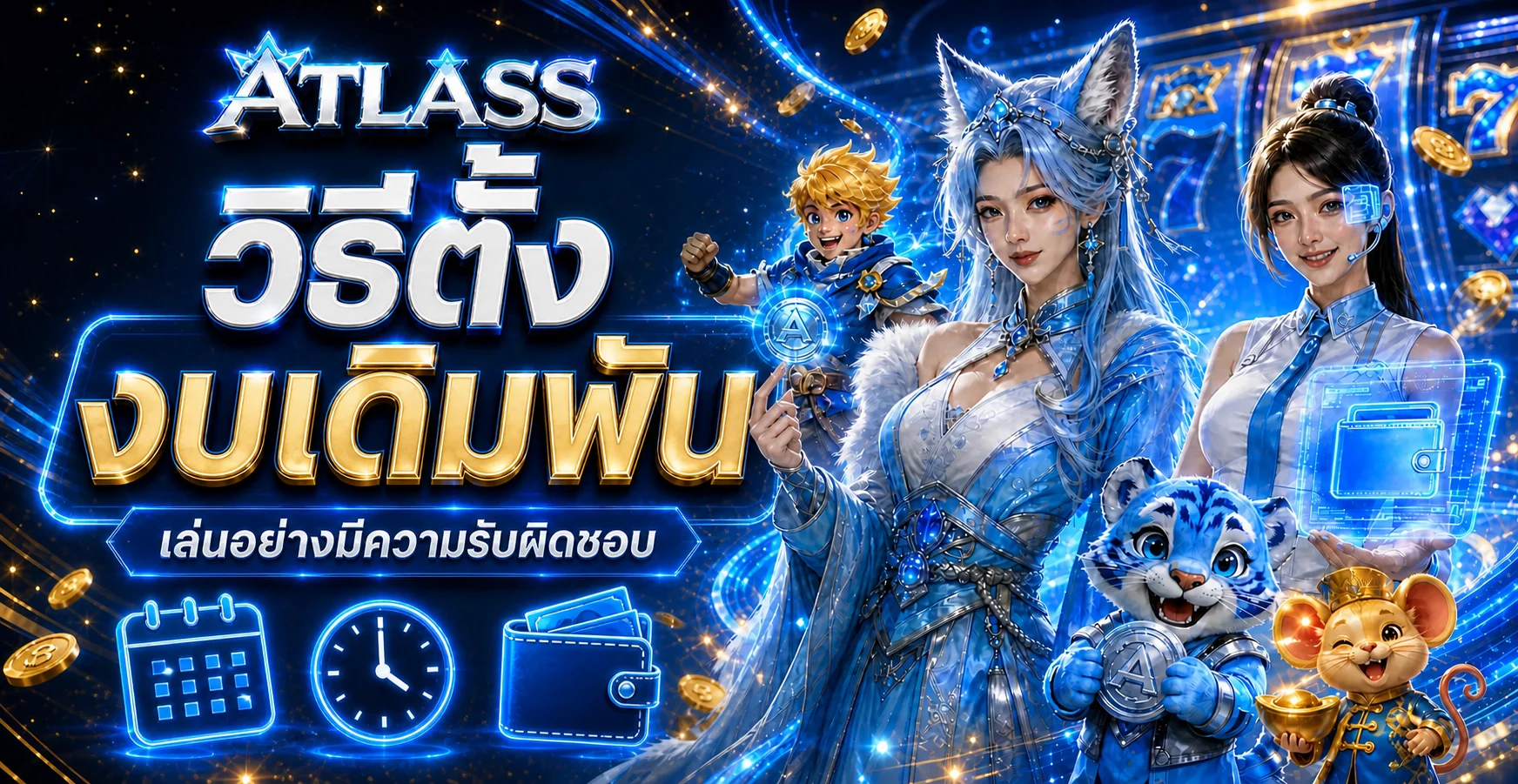 Atlass วิธีตั้งงบเดิมพันและเล่นอย่างมีความรับผิดชอบ